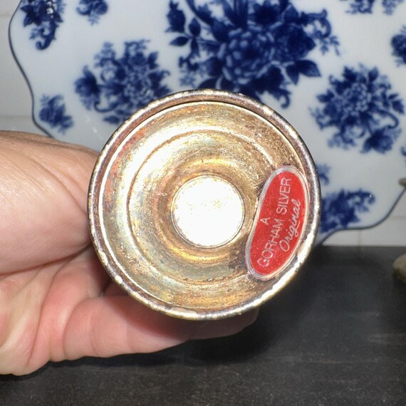 Vintage Gorham A Gorham Silver Original Column Salt and Pepper