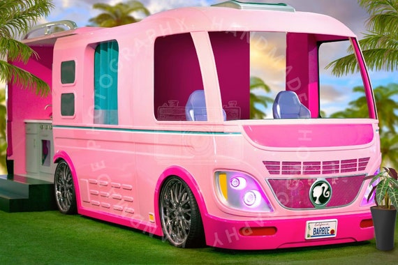 Buy Glamping RV for A Fun Adventure Barbie Doll Backdrop Barbie