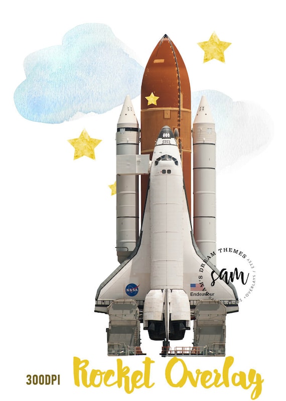 Space Shuttle Rocket Decor and Puzzle