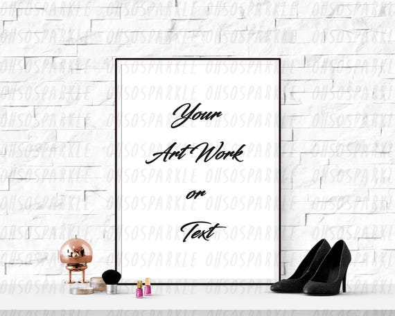 Mockup Frame Feminine Mockup Stock Photo Artwork Mock Up Mockup Frame Feminine Mockup Stock Photo Artwork Mock Up