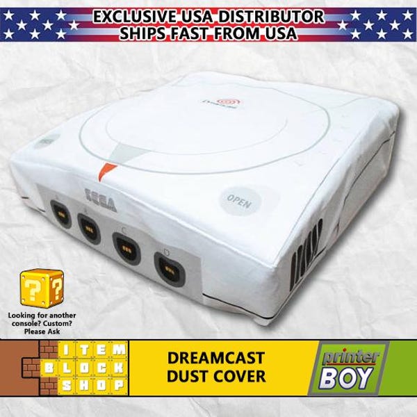 Sega Dreamcast Dust Cover (EXCLUSIVE US SELLER)
