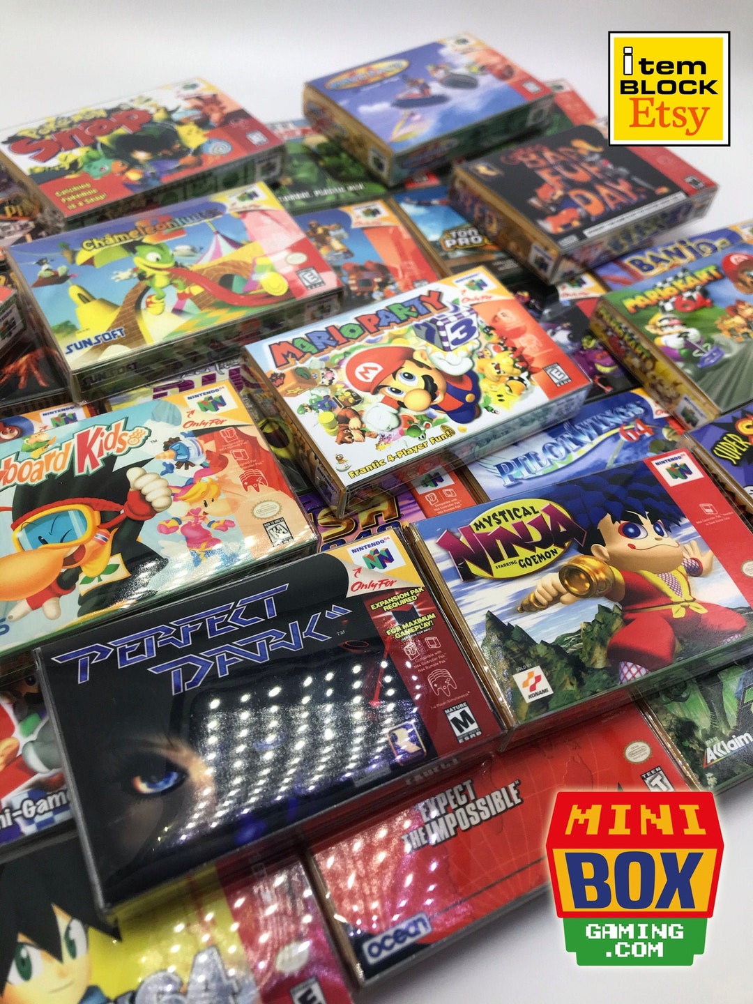 Mini Nintendo 64 Protector Boxes Cases Etsy UK