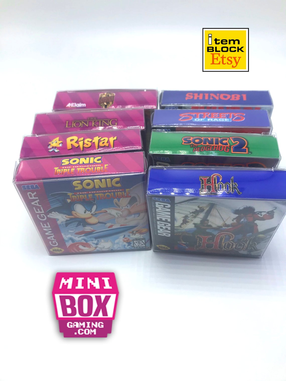 Mini Sega Game Gear Protector Boxes / Cases Classic GameGear Etsy
