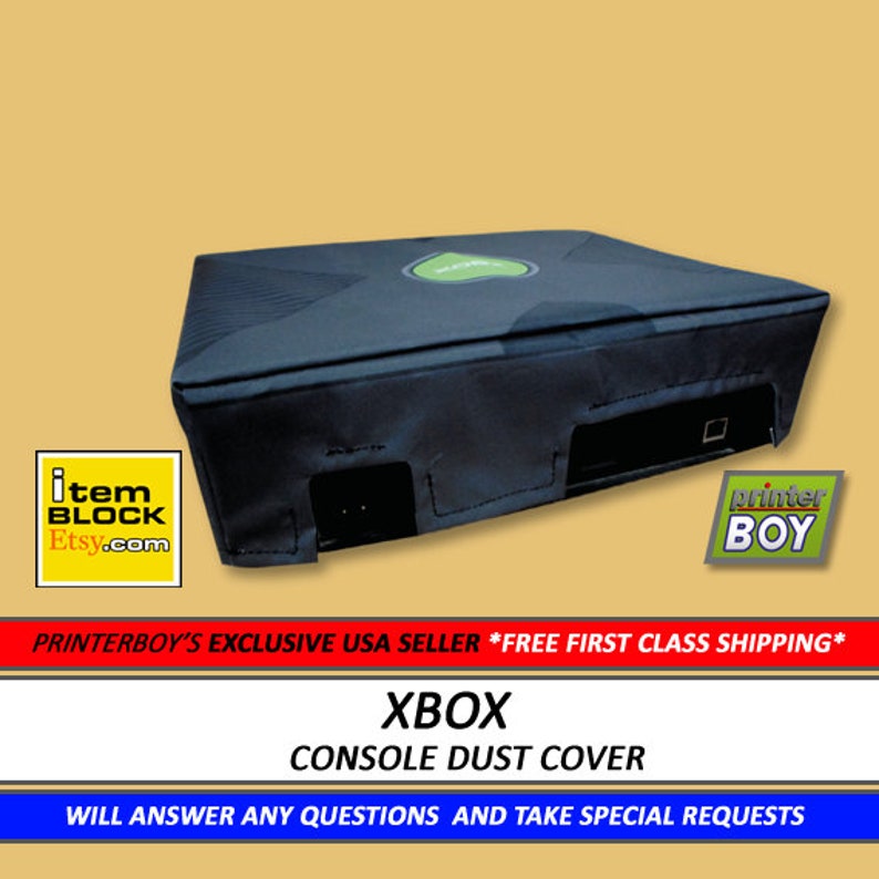 XBox Original Vinyl Dust Cover Exclusive US SELLER Etsy
