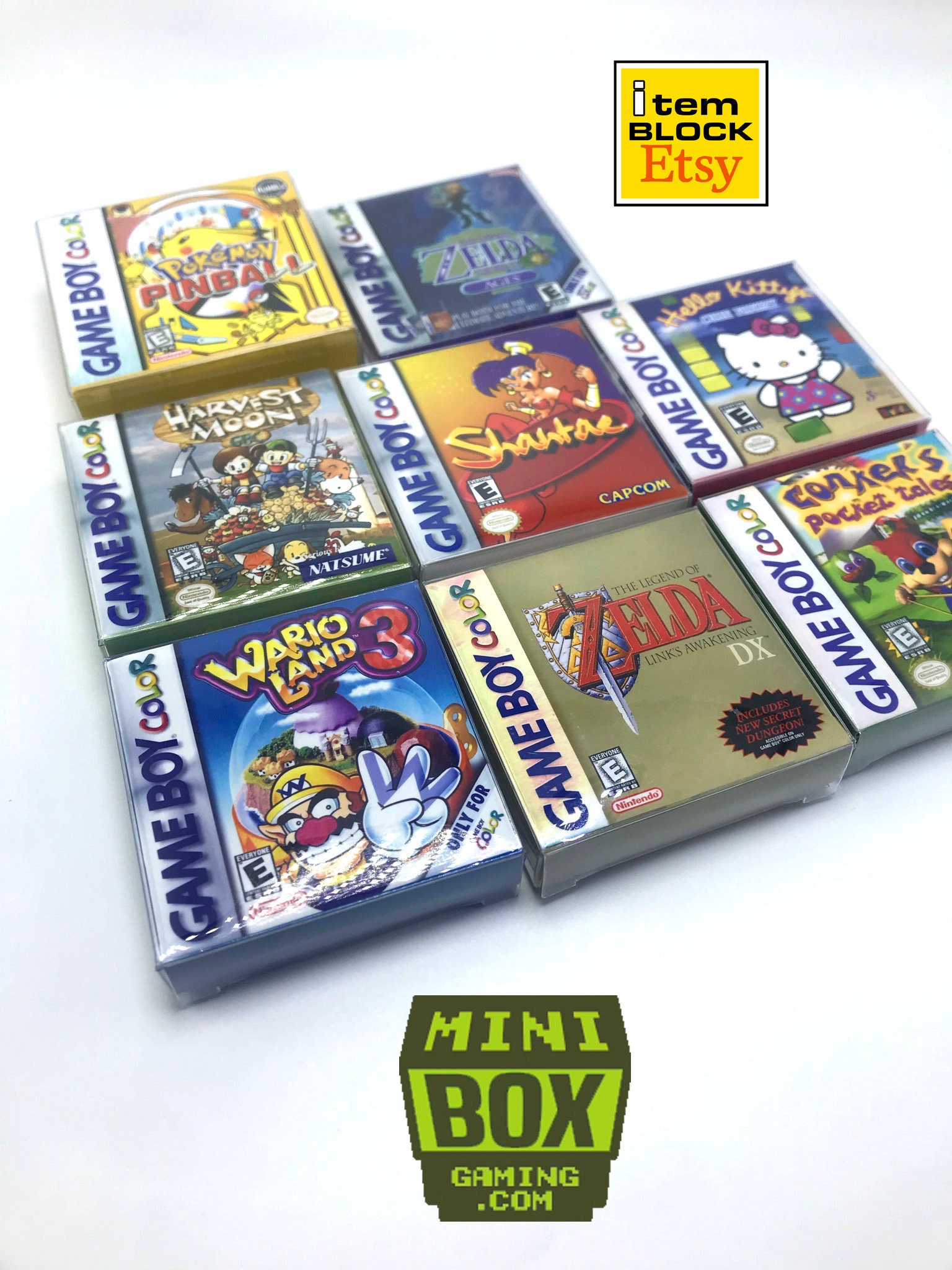 Mini GameBoy Color Protector Boxes / Cases Classic Game Boy Etsy