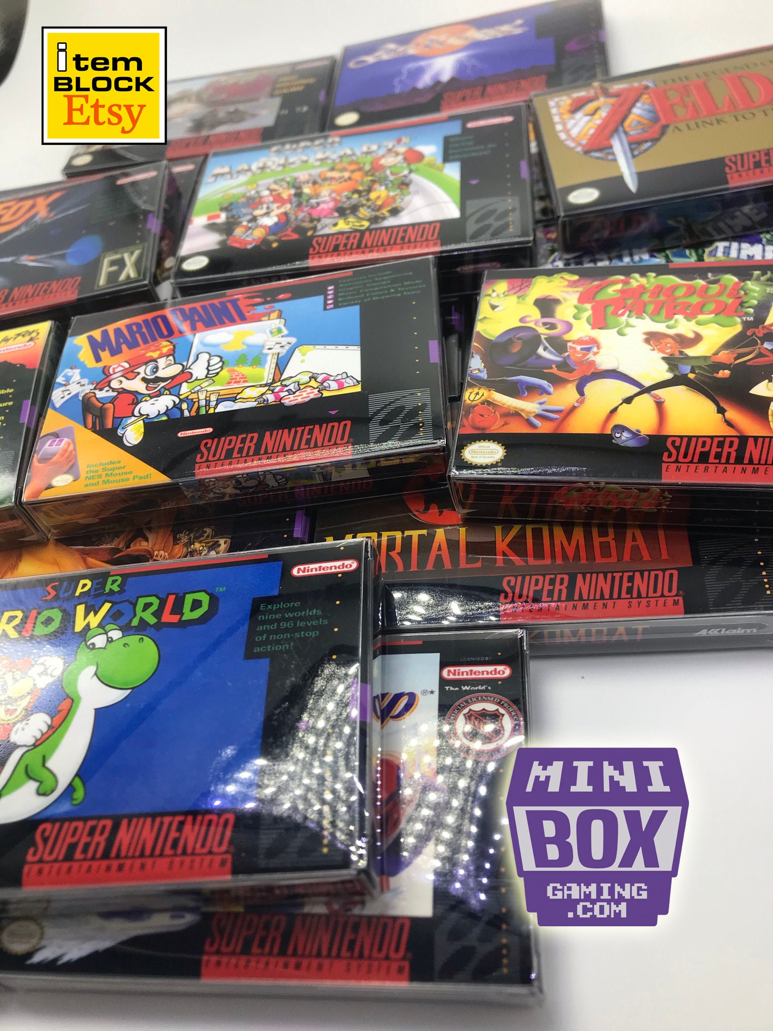Mini Super Nintendo SNES Protector Boxes / Cases Classic - Etsy