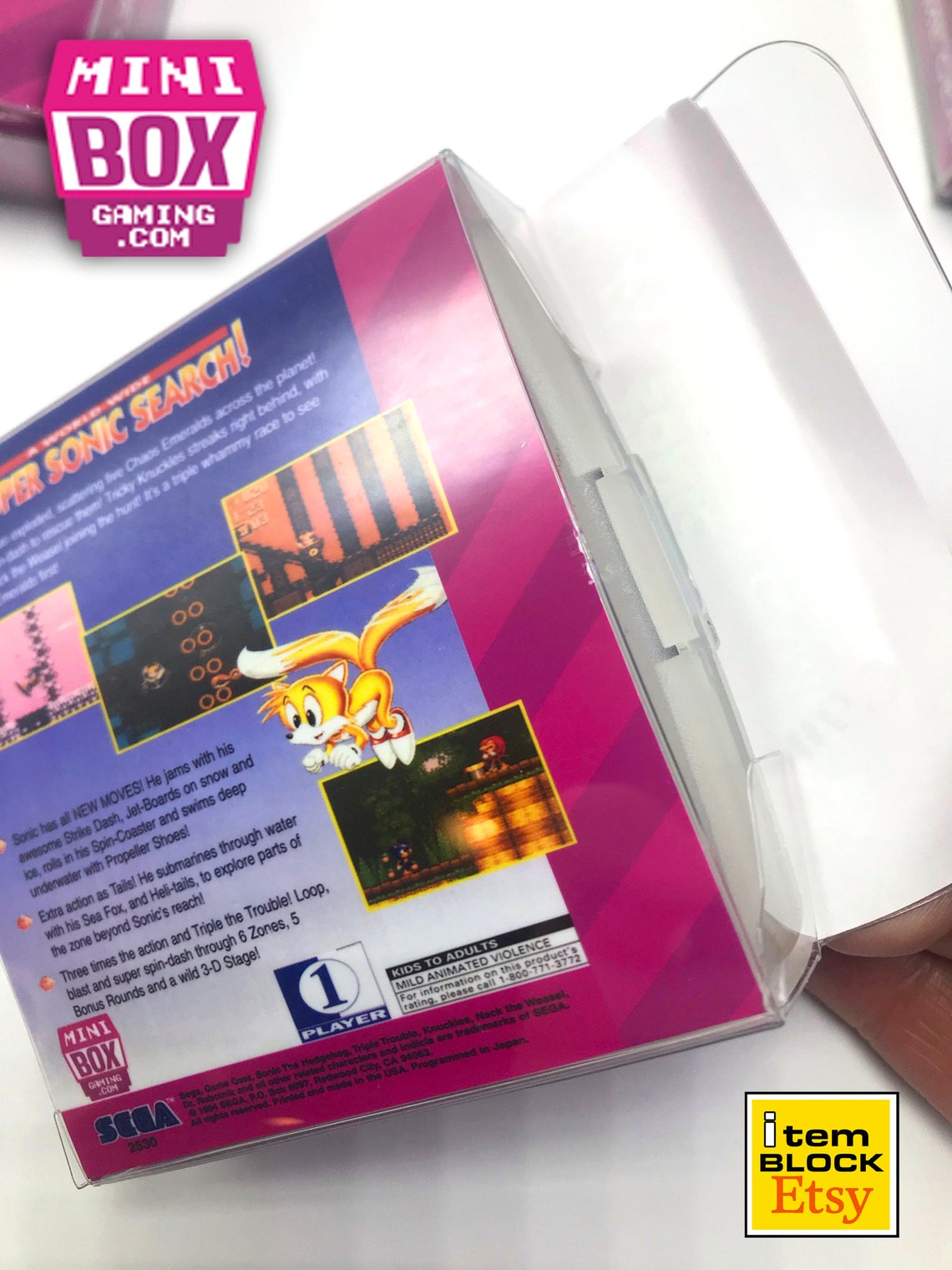 Mini Sega Game Gear Protector Boxes / Cases Classic GameGear Etsy