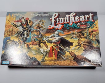 complete Vintage 1990s Lionheart board game