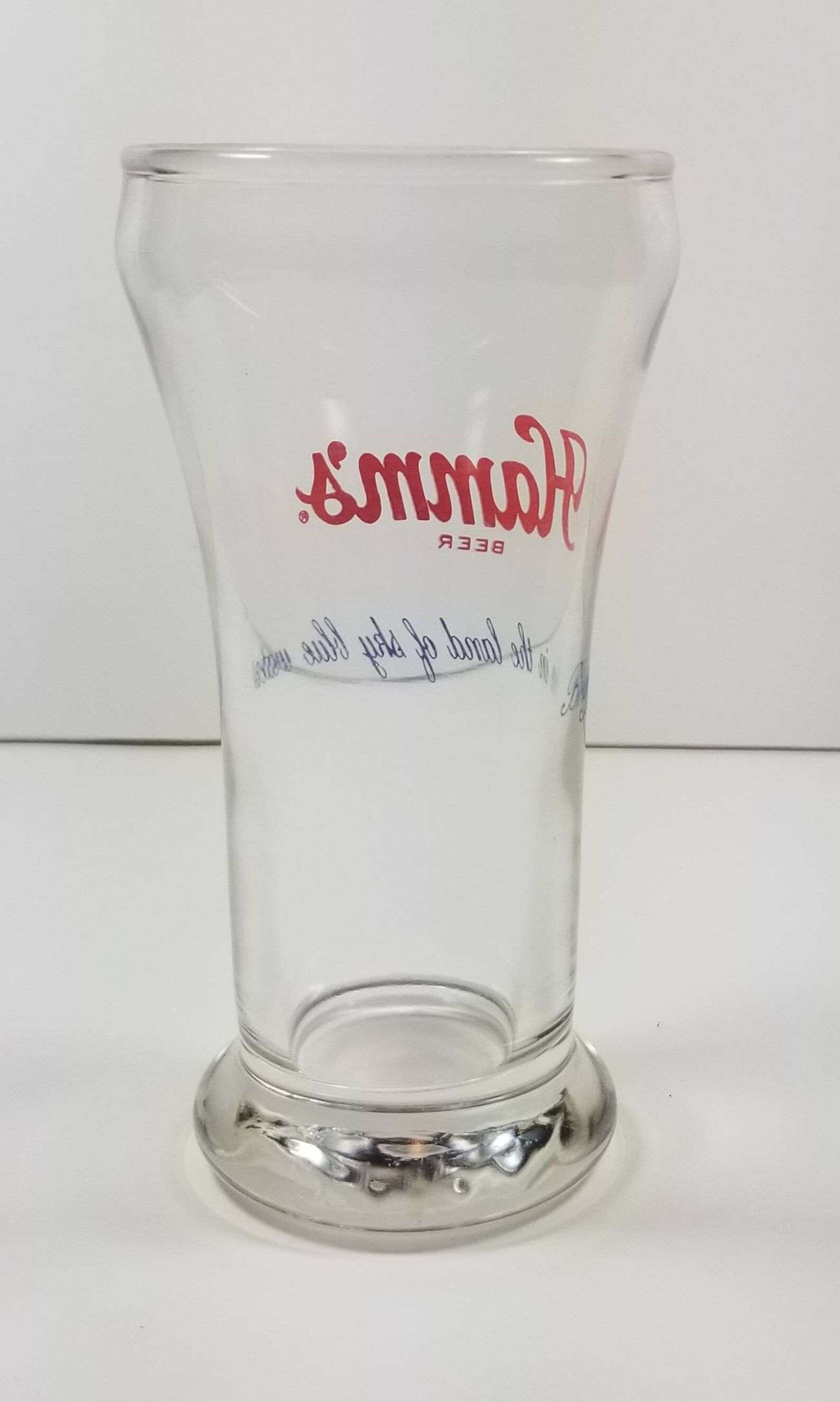 Vintage Hamms Short Pilsner Beer Glass Etsy