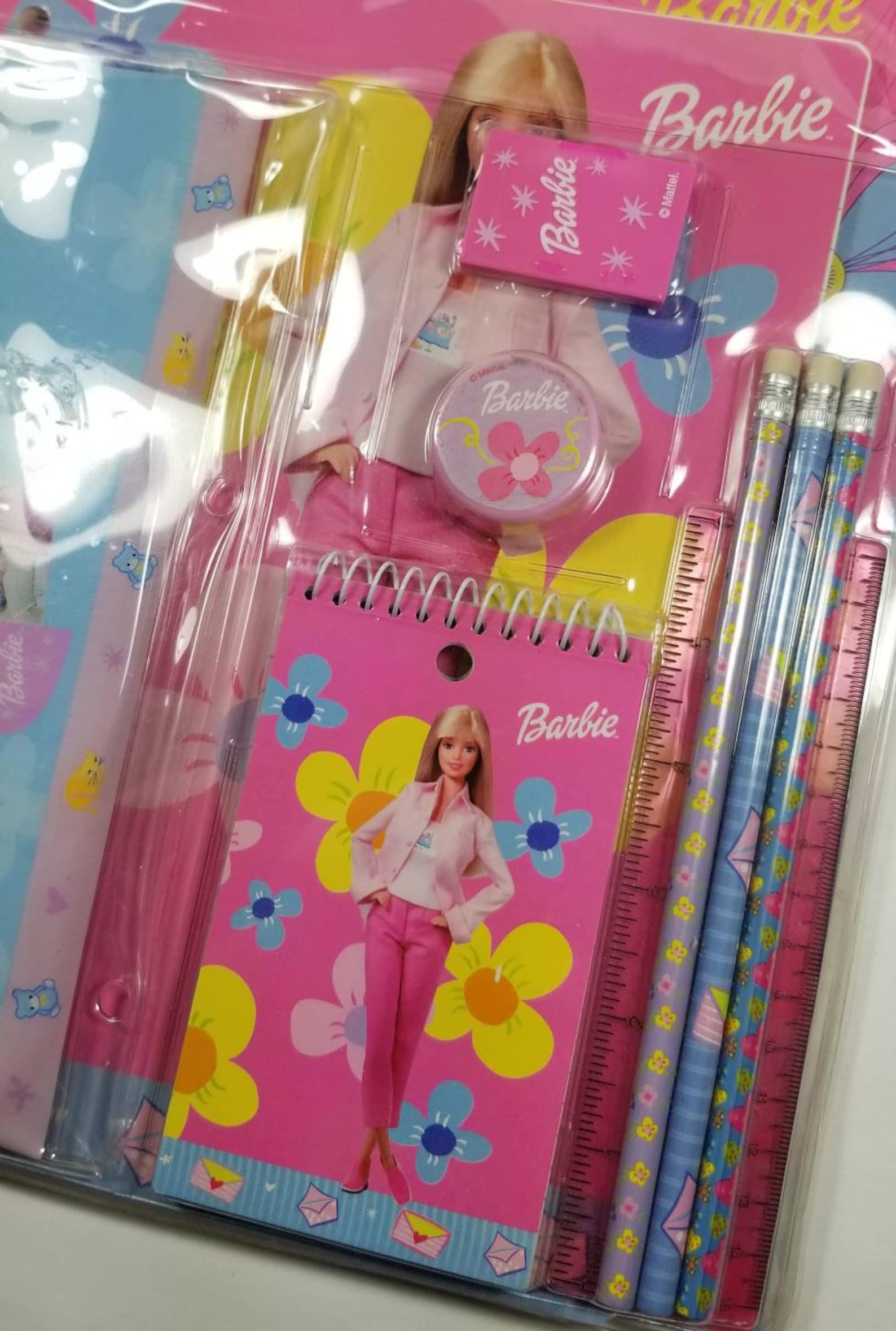 Vintage NOS 2001 Barbie School Supplies 11 Piece Value Set Rare Etsy