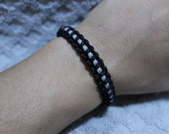 Thin Grey Line Bracelet 2024 www.alhudapk