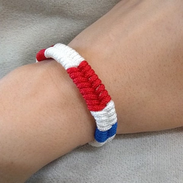 United States Coast Guard USCG Micro Paracord Bracelet