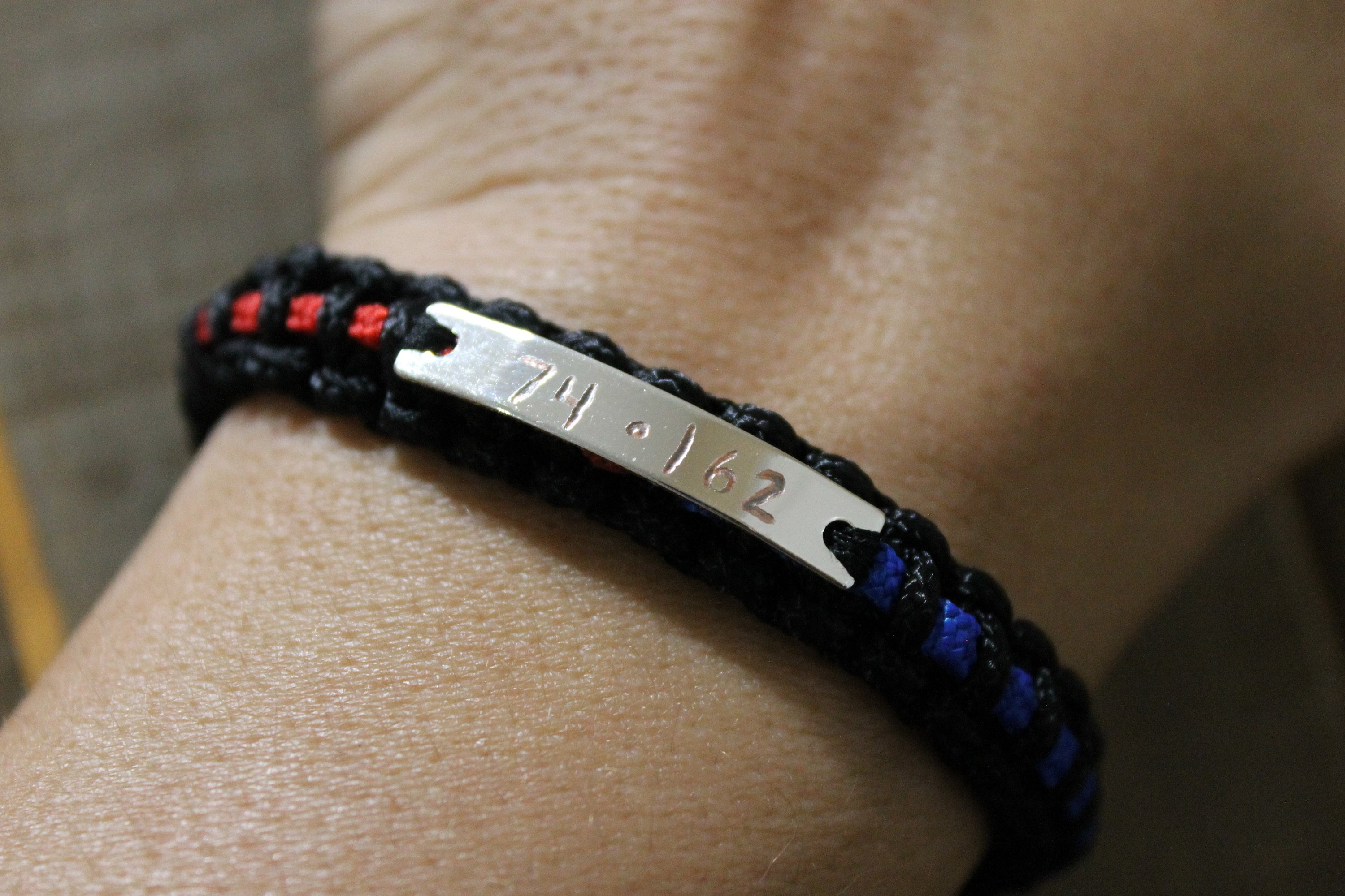 Thin blue line bracelets bulk shop