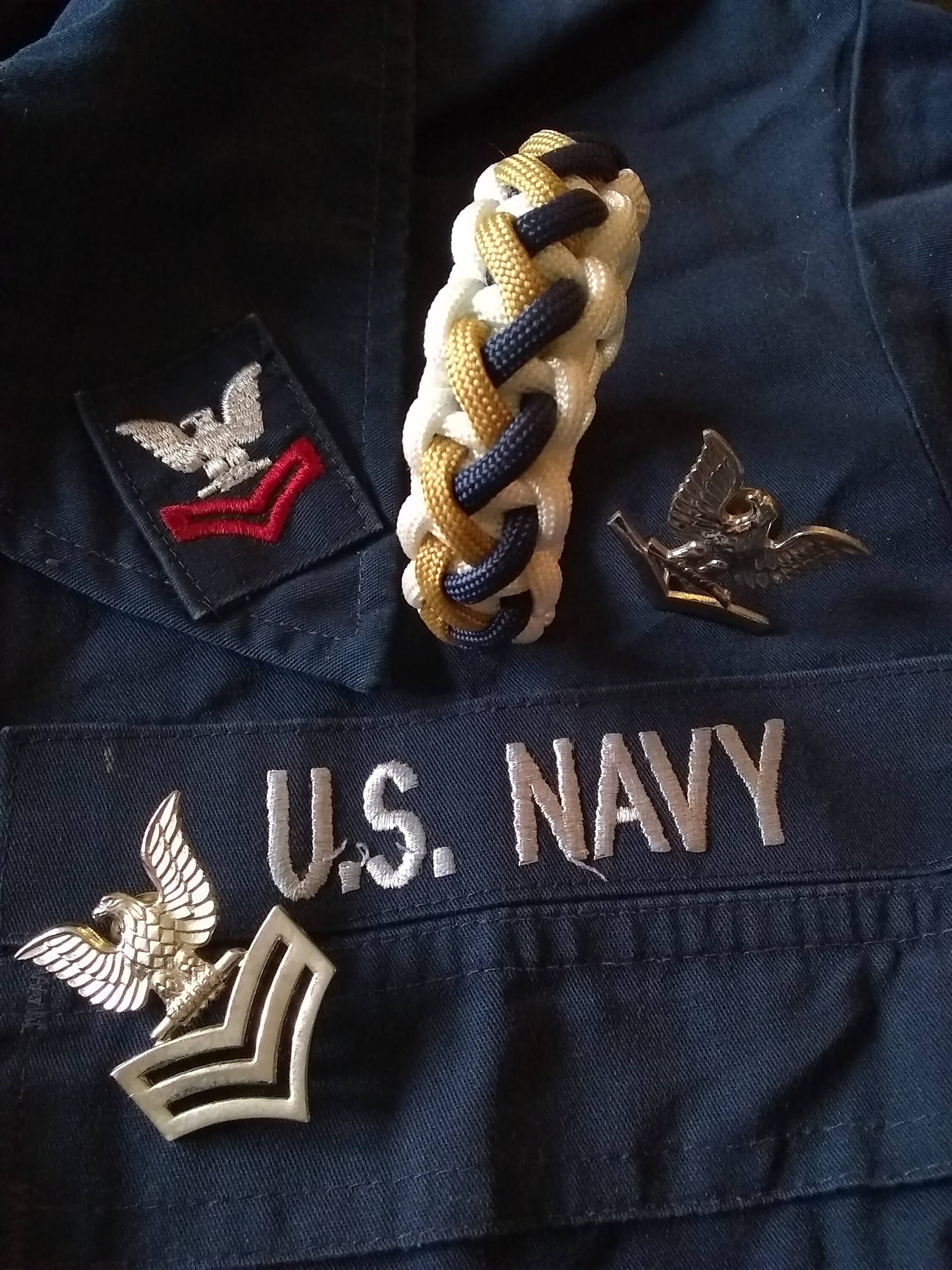United States Navy USN Handmade Paracord Bracelet Etsy United States Navy USN Handmade Paracord Bracelet Etsy