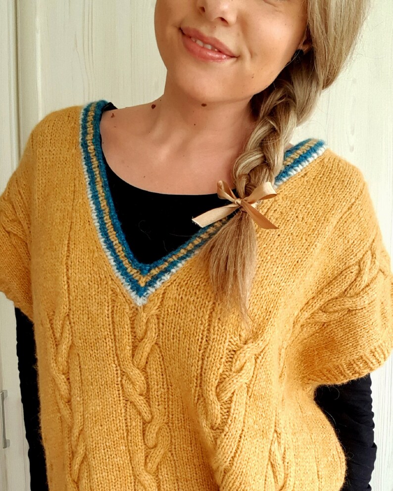 Knit vest Lui Knitting Patterns Knit vest pattern