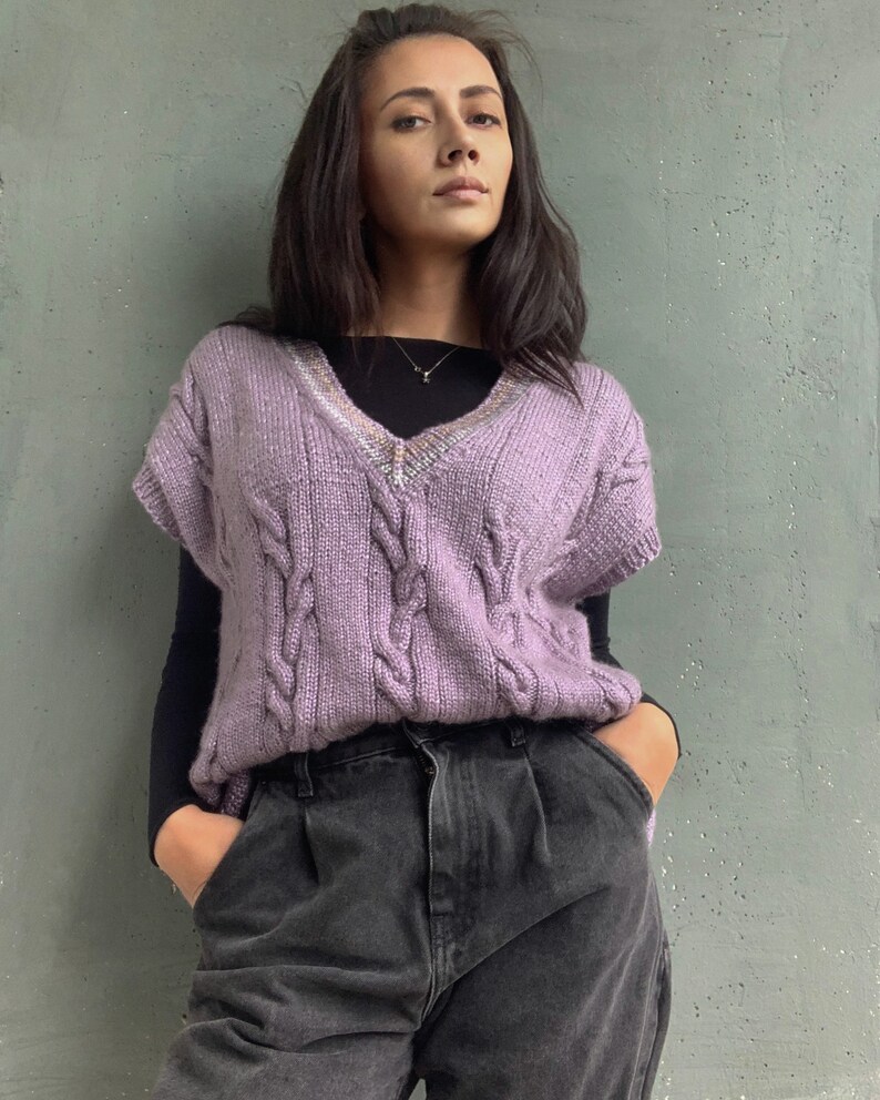 Knit vest Lui Knitting Patterns Knit vest pattern