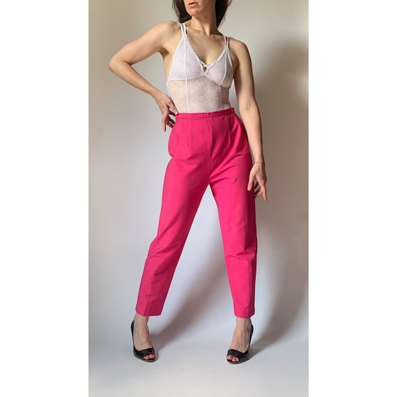 vintage 60s pant by Alex Colman silk cropped pant - image 1