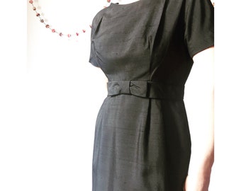 1960s Dress 60s Party Dress Vintage Silk Dress