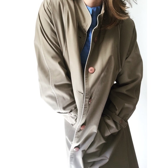 1980s Raincoat Vintage Duster