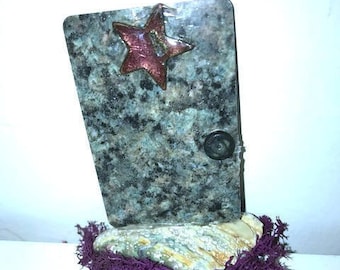 Fairy Door from OuterSpace with Purple Moss