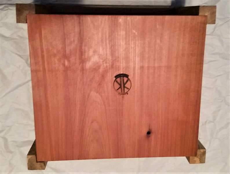 Jewelry Box--Hand Crafted from Red Cedar and Sycamore Wood