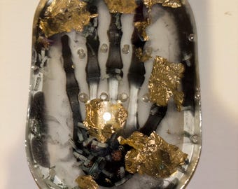 Porta incienso de calavera