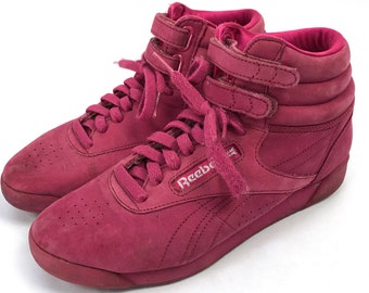 reebok high tops 80s red