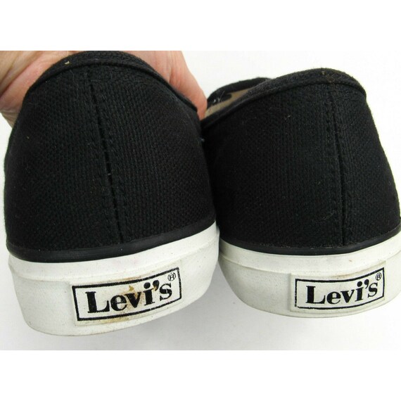 Vintage 90s Levi's Canvas Slip-on Shoes Flats Mens  - Etsy