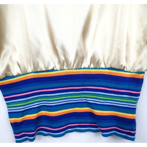 Xhilaration Gold & Rainbow Banded Waist Off-Shoul… - image 3