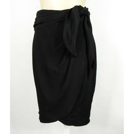 Vintage 90s BB Collections Wrap & Tie Mini Skirt … - image 2