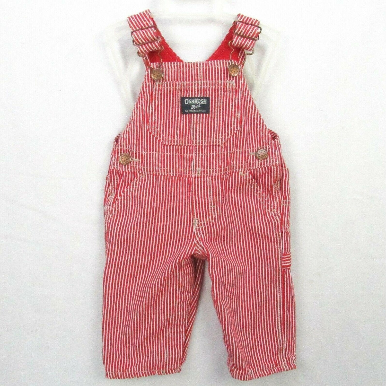 Vintage OshKosh B'Gosh Baby Bib Overalls Vestbak 6 Month Etsy