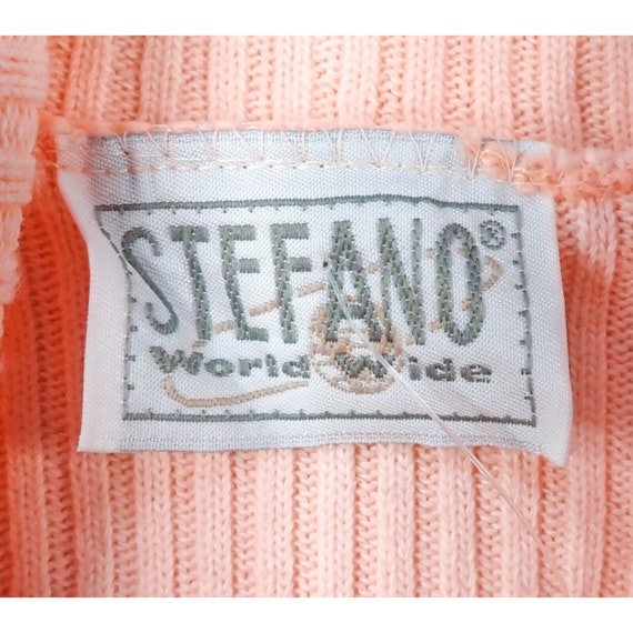 Stefano Light Pink Ribbed Knit Turtleneck Sweater… - image 4
