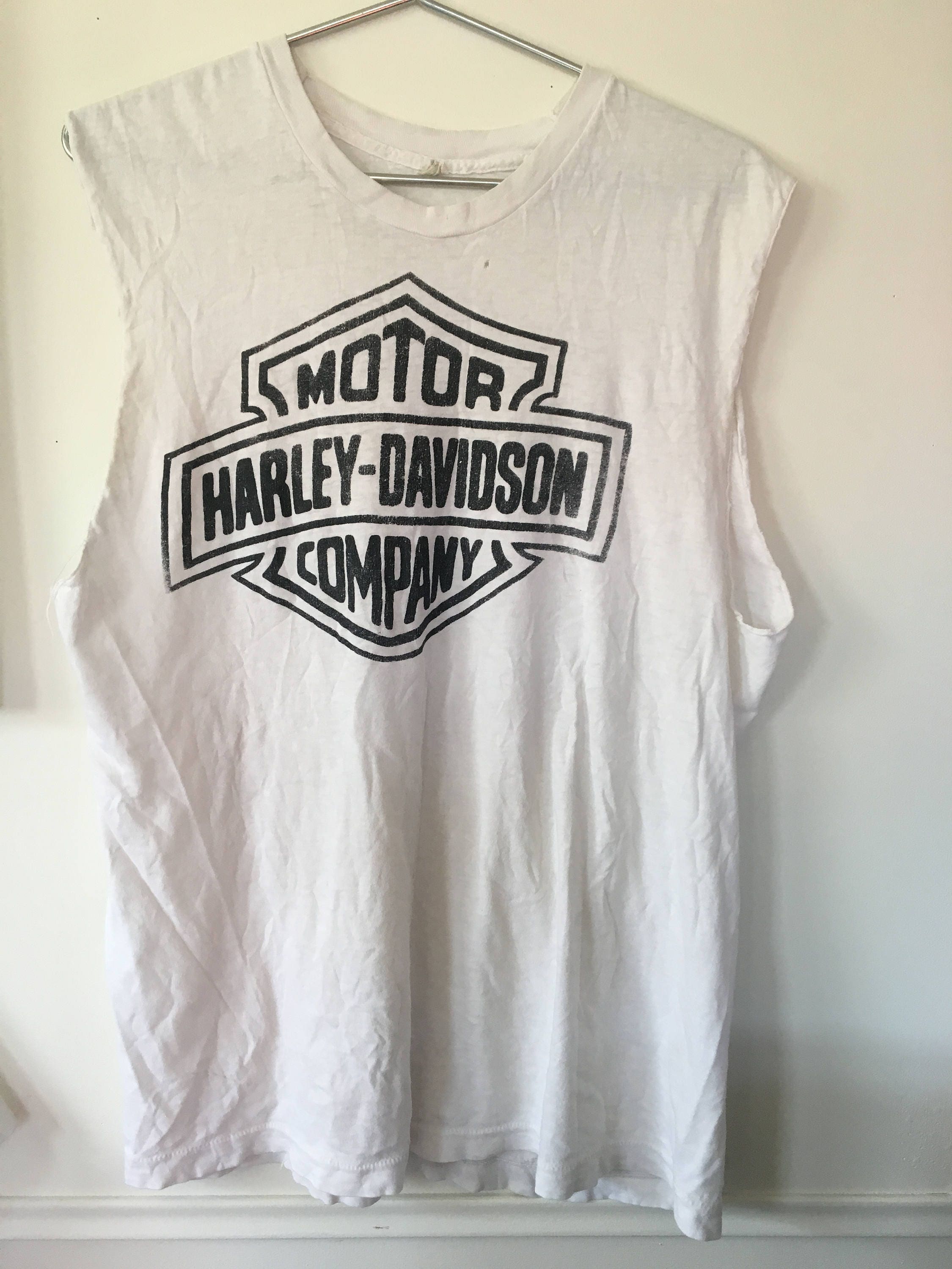 Vintage Harley Davidson Sleeveless 
