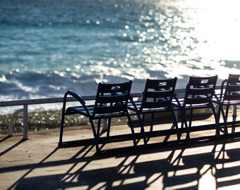 Promenade des Anglais Photography Print | Coastal Wall Art