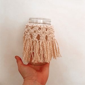 macrame jar