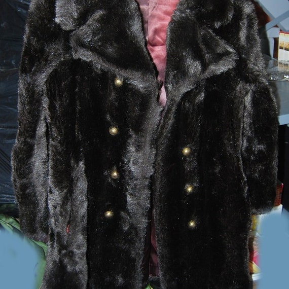 Vintage Faux-fake fur jacket ladies medium