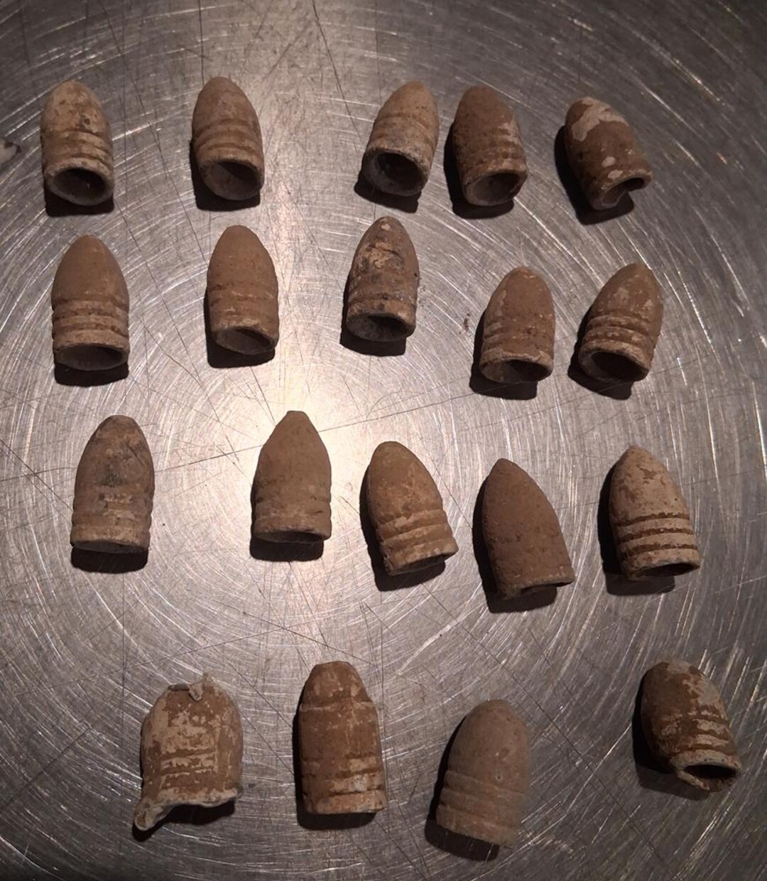 Triple Ringer Bullet 19 Civil War Confederate Three Ring Bullets Dug/found in VA - Etsy