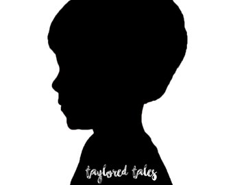 Silhouette Portrait Hand Cut