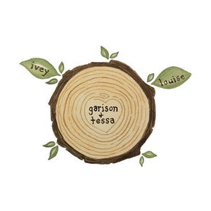 Personalized Family Tree Painting