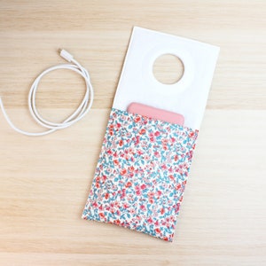 Funda para cargador de teléfono celular hecha a mano para smartphone
