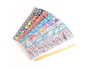 Etui na szczoteczkę do zębów i słomkę, wodoodporne etui podróżne, mydło zero waste, możliwość personalizacji