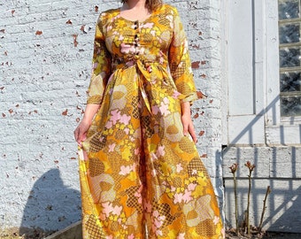 60s style jumpsuit Clearance