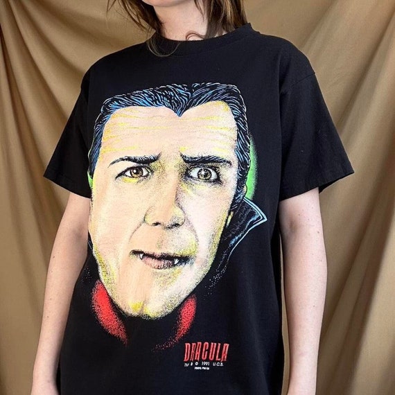 Dracula Bela Lugosi shirt, 1991 horror movie t-shirt … - Gem