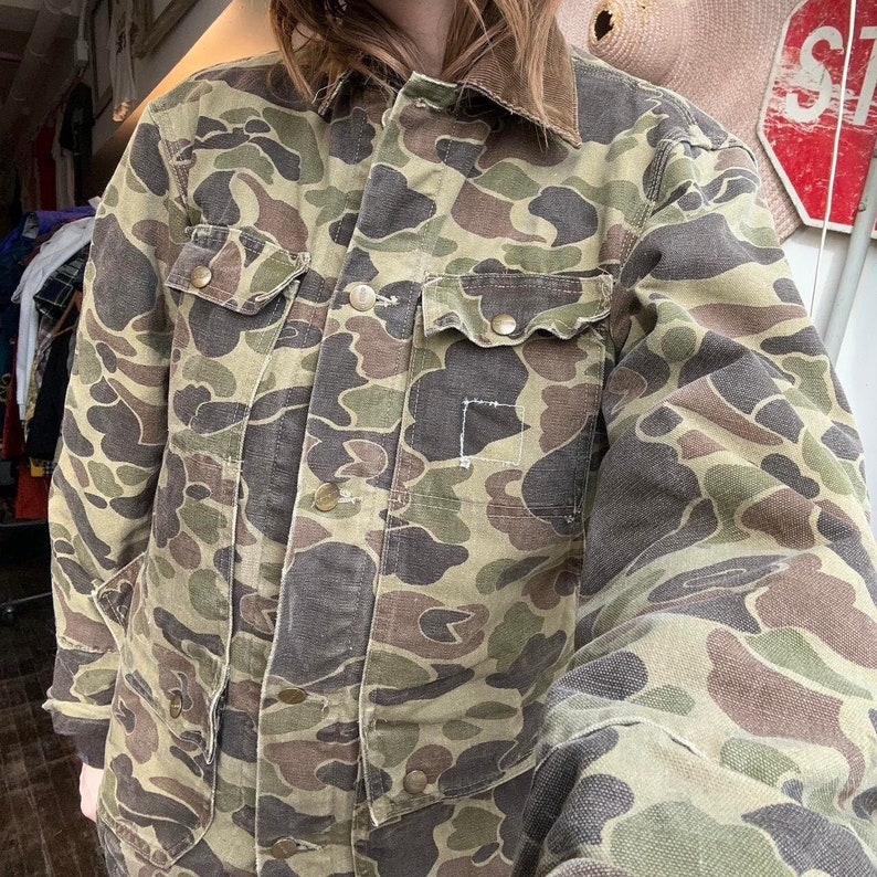 Carhartt Duck Hunting Camo Chore Coat Etsy