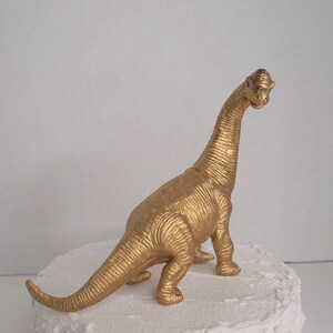 Metallic Gold Brontosaurus Dinosaur-dino-birthday-wedding-shower ...