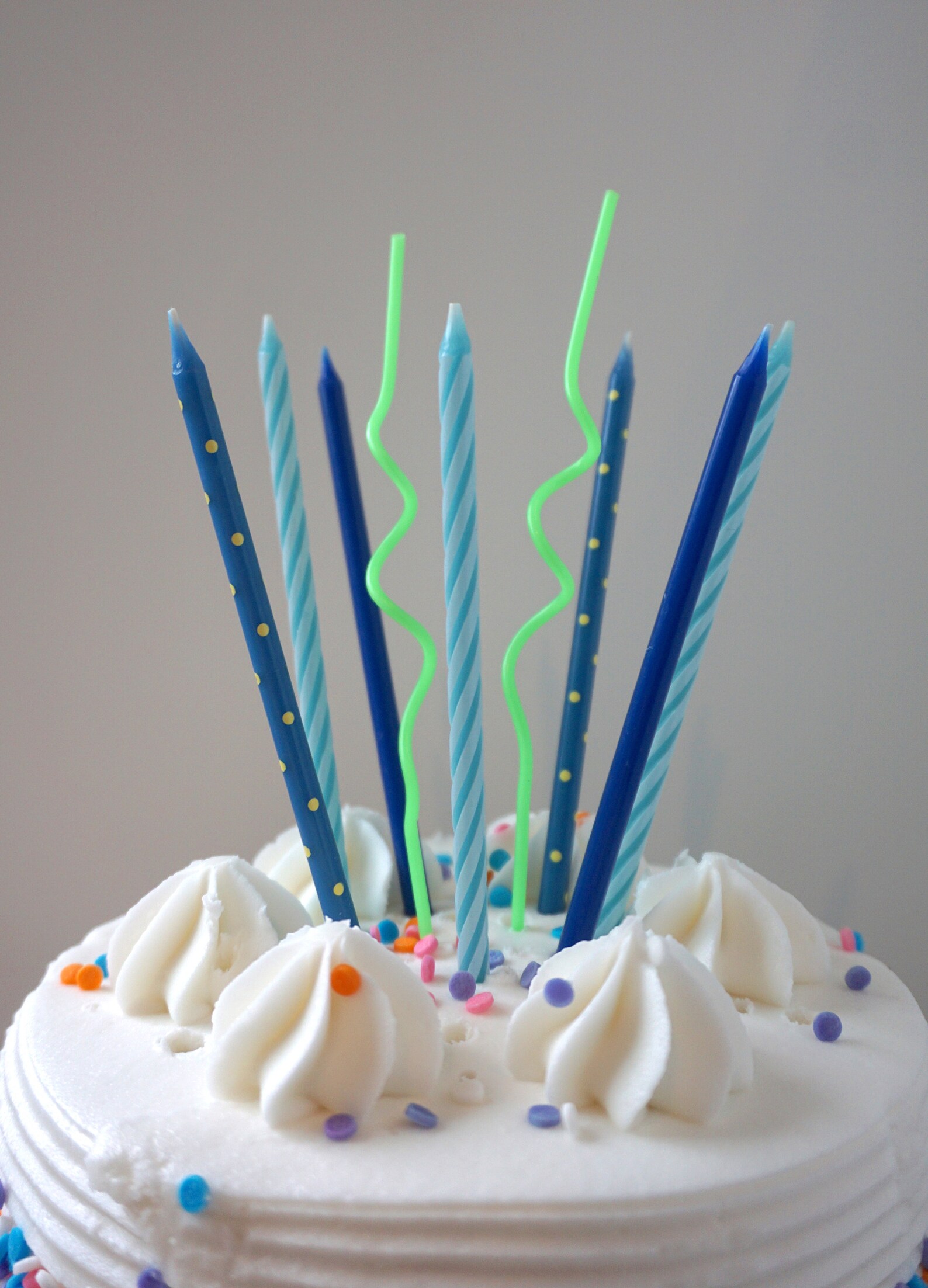 Blue birthday candles cake candle birthday cake birthday Etsy