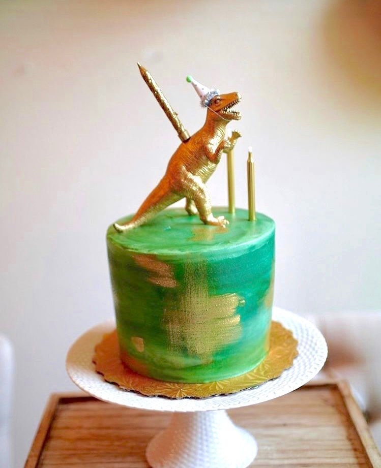 Topper De Gateau De Dinosaure Decoration De Gateau Dinosaure Etsy