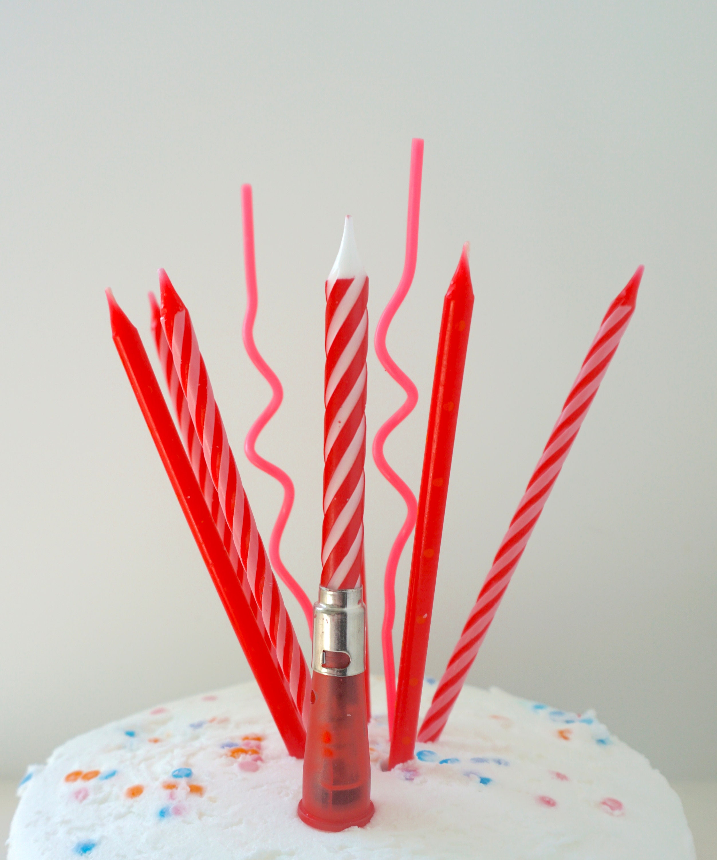 Red Birthday Cake Candles The Cake Boutique