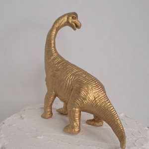 Metallic Gold Brontosaurus Dinosaur-dino-birthday-wedding-shower ...