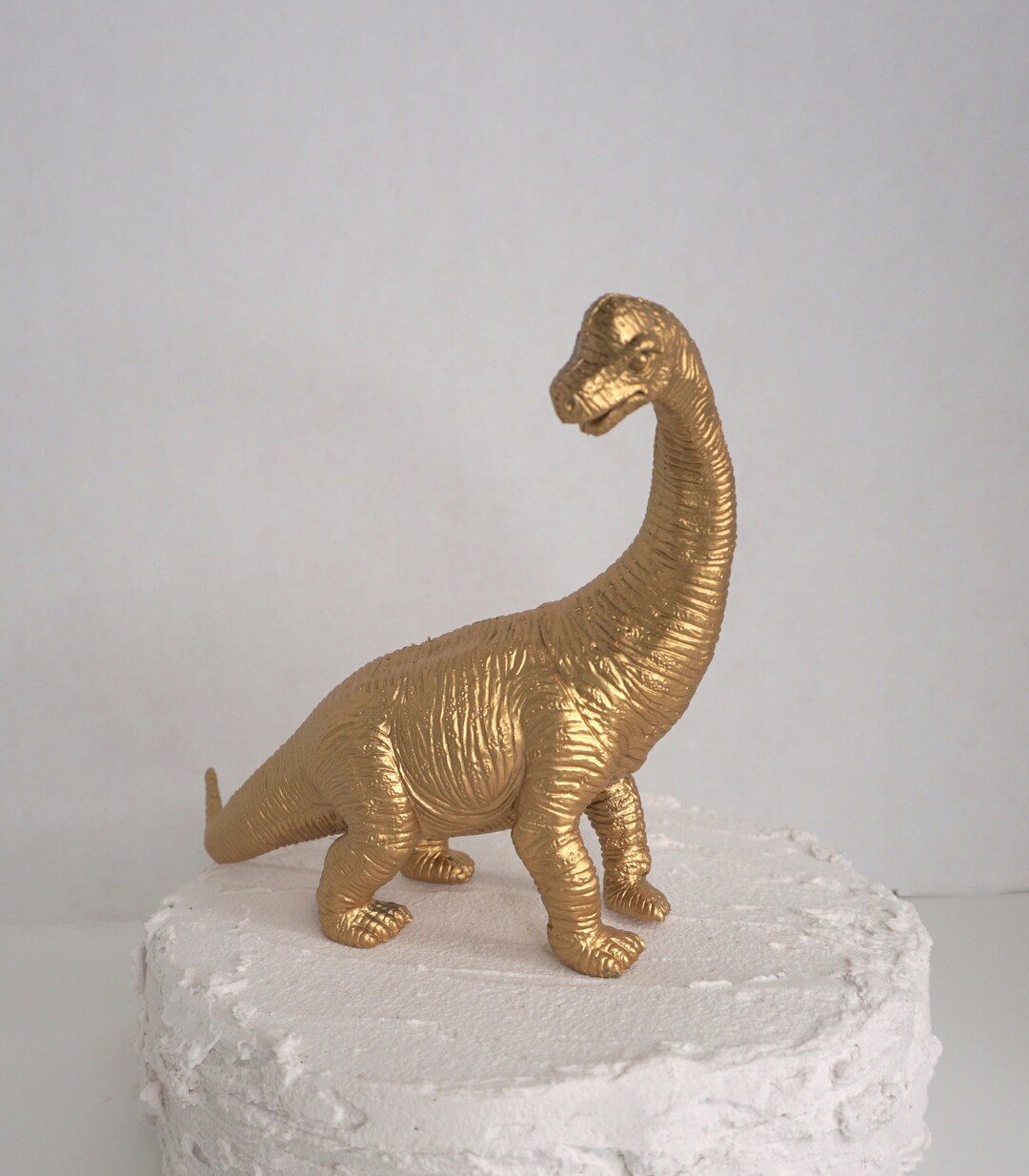 Metallic Gold Brontosaurus Dinosaurdinobirthdayweddingshowernurserydecorparty Decor
